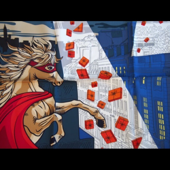 Hermes Silk Scarf - Space Shopping - Picture 2 of 2
